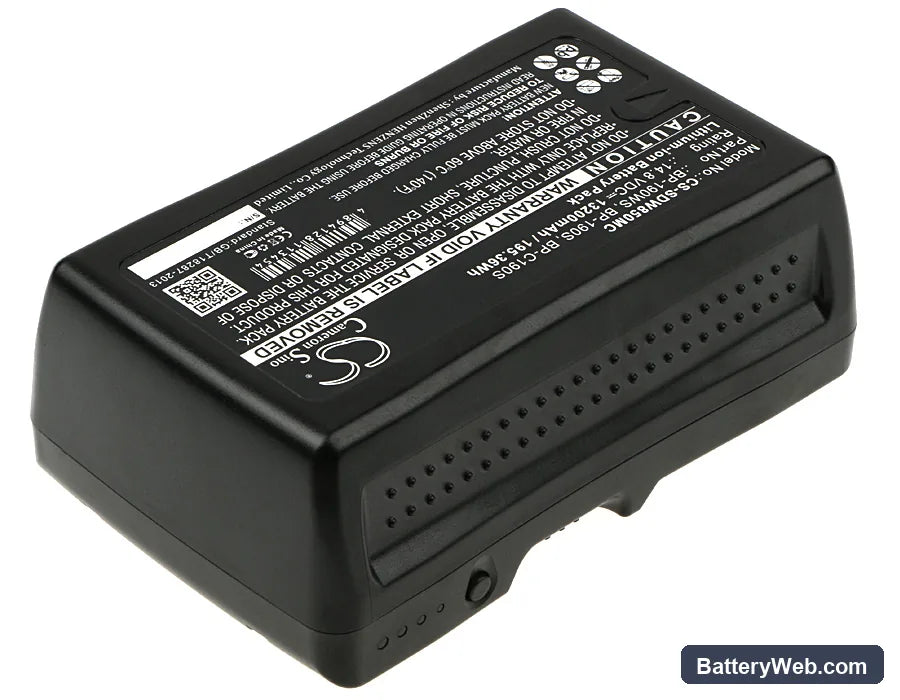 MEGA SPEED HIGH SPEED VIDEO CAMERA Replacement Battery, 14.8V, 13200mAh, Li-ion 2