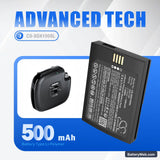 Shure ADX1M Replacement Battery, 3.7V, 500mAh, Li-Polymer 7