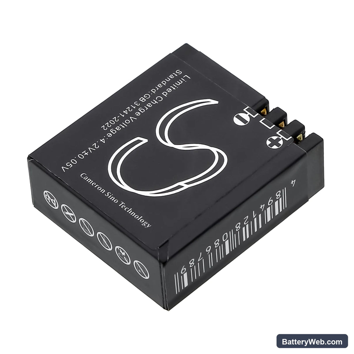 Eken H9 Replacement Battery, 3.7V, 900mAh, Li-ion 4