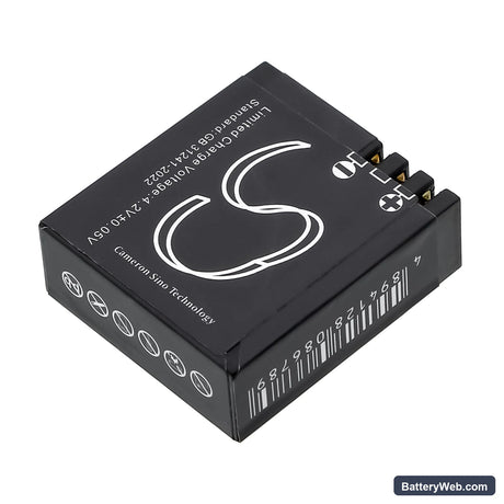 Eken H9 Replacement Battery, 3.7V, 900mAh, Li-ion 4