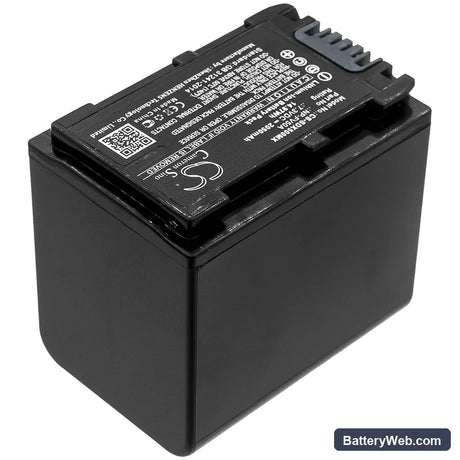 Sony FDR-AX40 Replacement Battery, 7.3V, 2050mAh, Li-ion 2