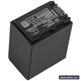 Sony FDR-AX40 Replacement Battery, 7.3V, 2700mAh, Li-ion 2