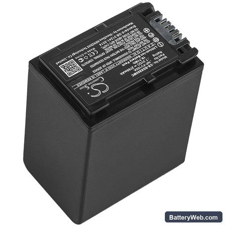 Sony FDR-AX40 Replacement Battery, 7.3V, 2700mAh, Li-ion 2