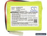 Seca 645 Replacement Battery, 7.2V, 2000mAh, Ni-MH 3