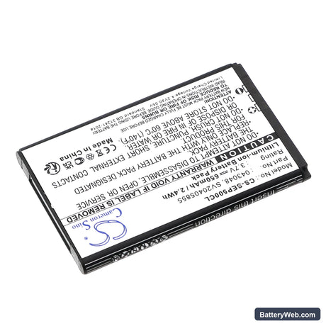 Swissvoice ePure Replacement Battery, 3.7V, 650mAh, Li-ion 2