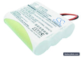 Sagem MONETEL EFT10P Replacement Battery, 3.6V, 1800mAh, Ni-MH 1