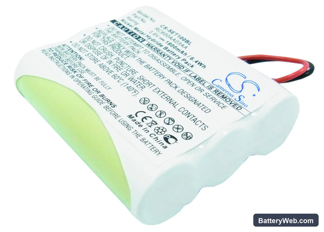 Sagem MONETEL EFT10P Replacement Battery, 3.6V, 1800mAh, Ni-MH 1