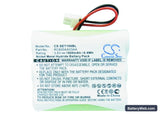 Sagem MONETEL EFT10P Replacement Battery, 3.6V, 1800mAh, Ni-MH 5