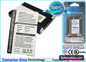 Sony Ericsson T200 Replacement Battery, 3.7V, 700mAh, Li-ion 1