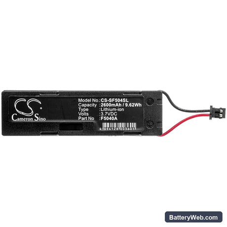 Symbol BCS1002 Replacement Battery, 3.7V, 2600mAh, Li-ion 3