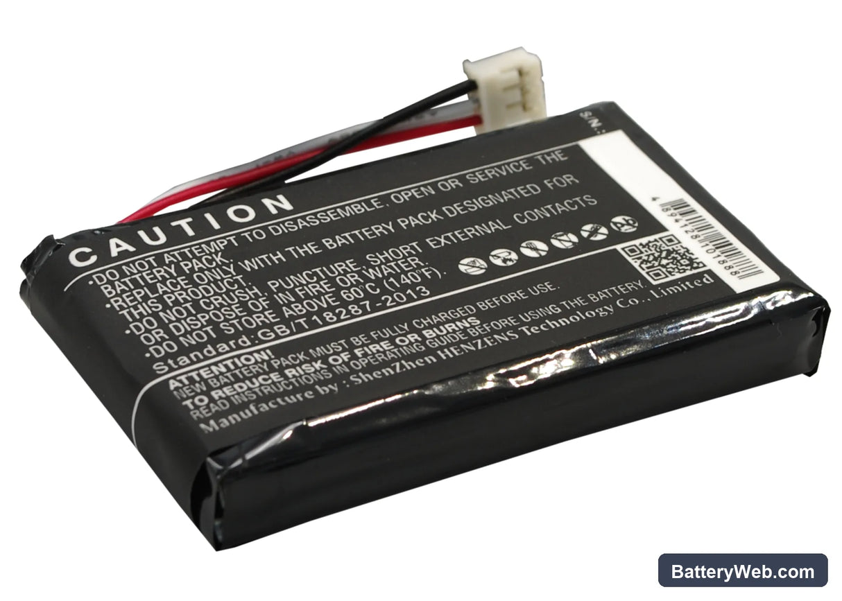 Safescan 6185 Replacement Battery, 7.4V, 1200mAh, Li-Polymer 4