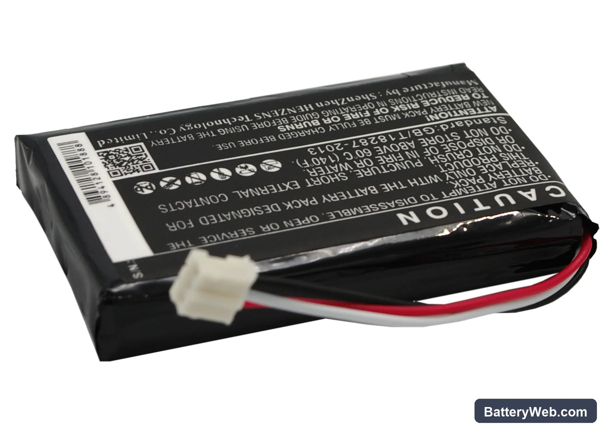 Safescan 6185 Replacement Battery, 7.4V, 1200mAh, Li-Polymer 5