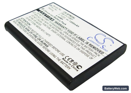 JNC Multimedia SSF-M2 Replacement Battery, 3.7V, 1200mAh, Li-ion 1