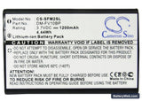 JNC Multimedia SSF-M2 Replacement Battery, 3.7V, 1200mAh, Li-ion 5