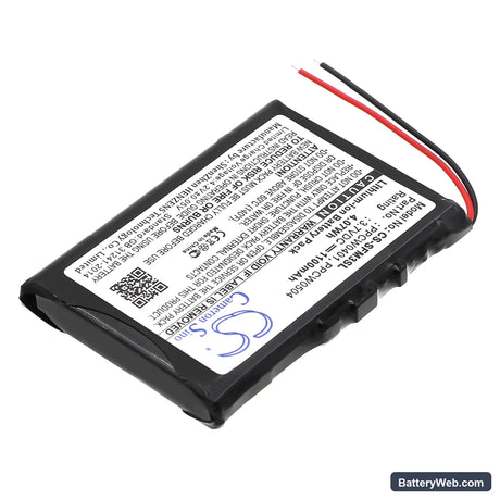 i-Audio X5 20GB Replacement Battery, 3.7V, 1100mAh, Li-ion 2