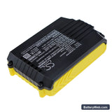 Black & Decker ASD18 Typ 1 Replacement Battery, 18V, 2000mAh, Li-ion 4