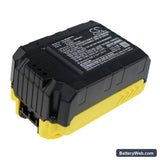 Stanley FMC688L Replacement Battery, 18V, 5000mAh, Li-ion 3