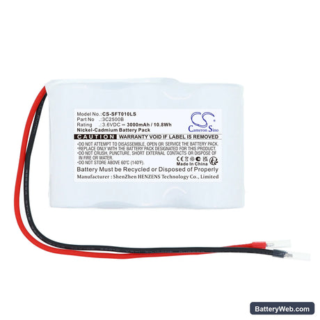 Van Lien 400202 Replacement Battery, 3.6V, 3000mAh, Ni-CD 3