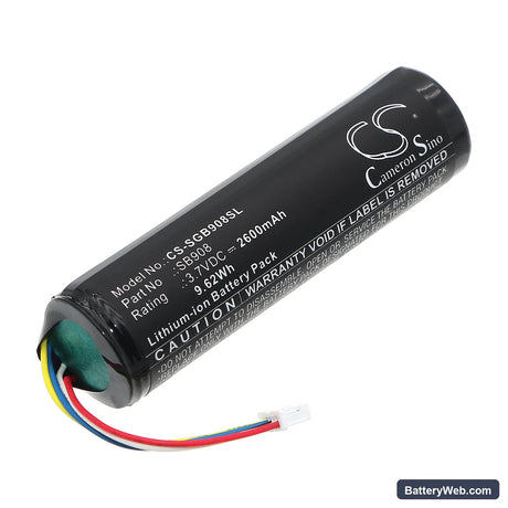 Shure neXt 2 MXW2X Handheld Microphone Replacement Battery, 3.7V, 2600mAh, Li-ion 1
