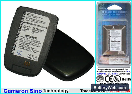 Samsung SGH-E880 Replacement Battery, 3.7V, 800mAh, Li-ion 1