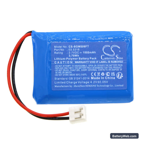 SCANGRIP Miniform COB LED Replacement Battery, 3.7V, 1000mAh, Li-Polymer 3