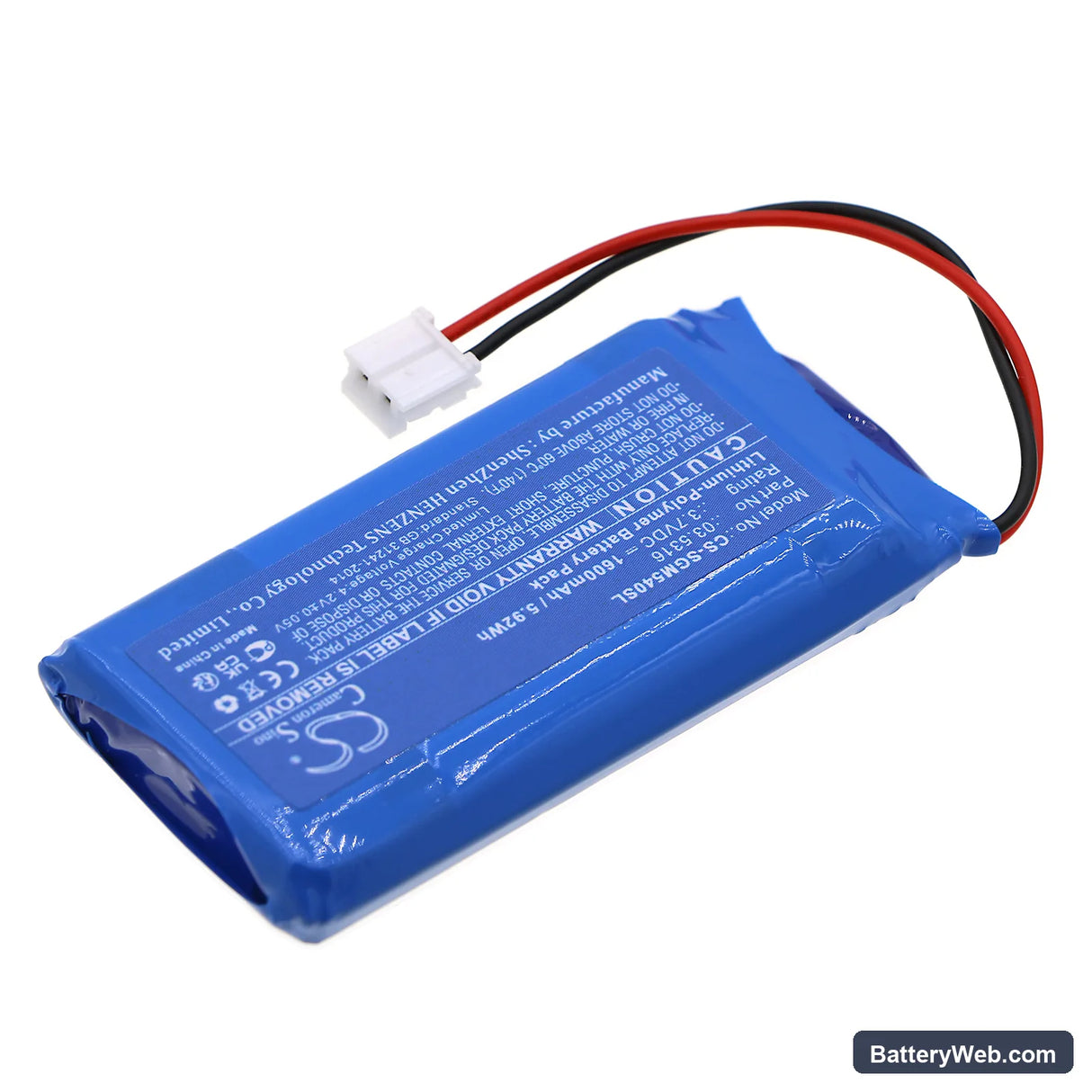 SCANGRIP Midiform Replacement Battery, 3.7V, 1600mAh, Li-Polymer 2