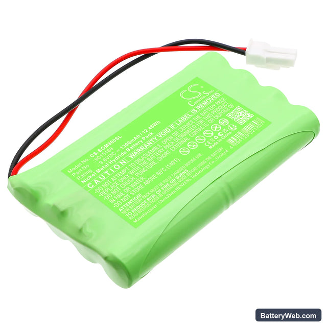 Simu GM1000 Replacement Battery, 9.6V, 1300mAh, Ni-MH 1