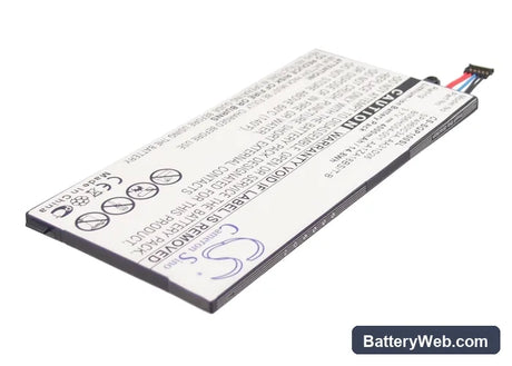 Samsung Galaxy Tab Replacement Battery, 3.7V, 4000mAh, Li-Polymer 2