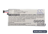 Samsung Galaxy Tab Replacement Battery, 3.7V, 4000mAh, Li-Polymer 6