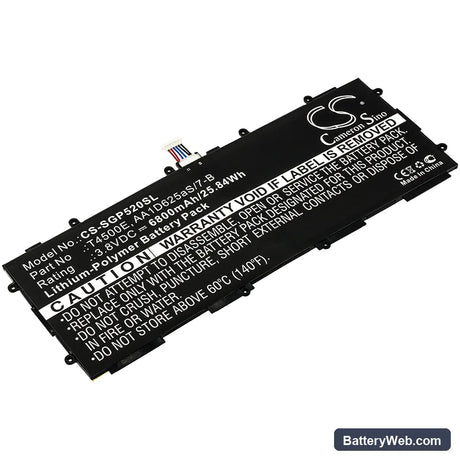 Samsung GT-P5210 Replacement Battery, 3.8V, 6800mAh, Li-Polymer 1