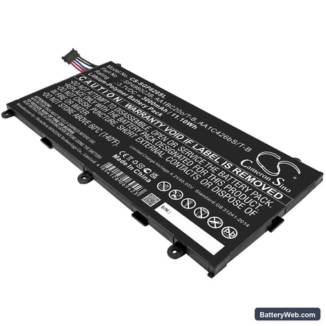 Samsung GT-P6200 Replacement Battery, 3.7V, 3000mAh, Li-Polymer 1