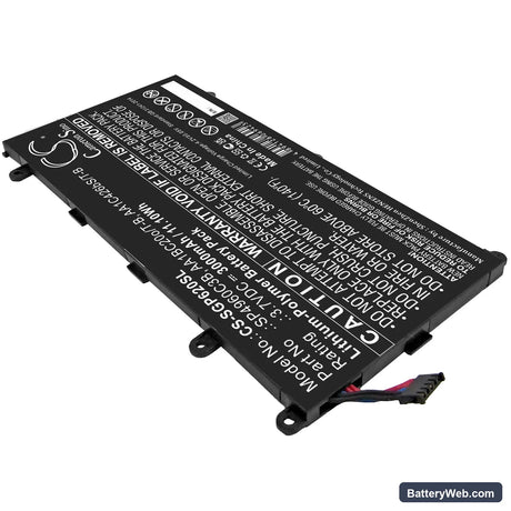 Samsung GT-P6200 Replacement Battery, 3.7V, 3000mAh, Li-Polymer 2