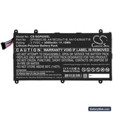 Samsung GT-P6200 Replacement Battery, 3.7V, 3000mAh, Li-Polymer 3
