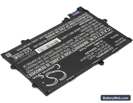 Samsung Galaxy Tab 7.7 Replacement Battery, 3.7V, 5000mAh, Li-Polymer 2