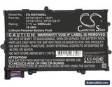 Samsung Galaxy Tab 7.7 Replacement Battery, 3.7V, 5000mAh, Li-Polymer 3