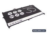 Samsung Galaxy Tab 8.9 Replacement Battery, 3.7V, 6100mAh, Li-Polymer 3