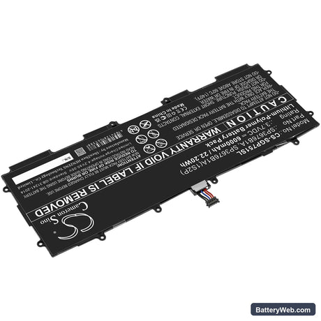 Samsung GT-P7510 Replacement Battery, 3.7V, 6000mAh, Li-Polymer 2