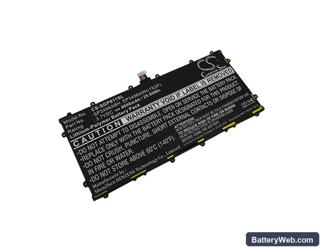 Samsung GT-P8110 Replacement Battery, 3.7V, 8000mAh, Li-Polymer 1
