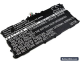 Samsung GT-P8220 Replacement Battery, 3.8V, 6600mAh, Li-Polymer 1