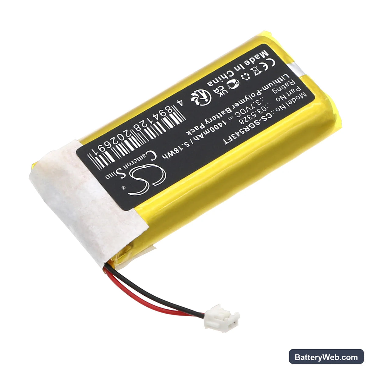 SCANGRIP I-View COB LE Replacement Battery, 3.7V, 1400mAh, Li-Polymer 2