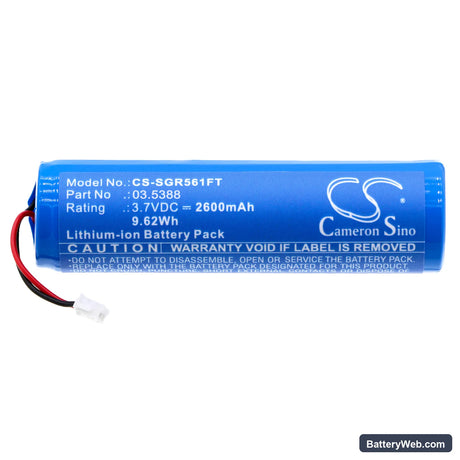 SCANGRIP Slim Replacement Battery, 3.7V, 2600mAh, Li-ion 3