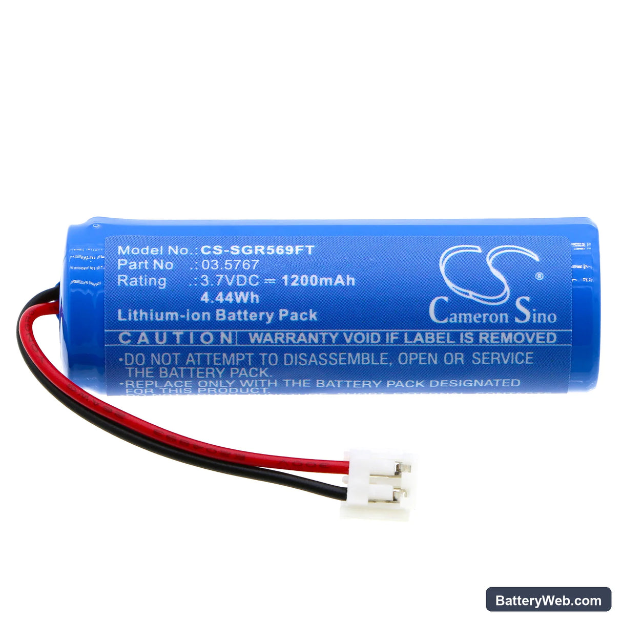 SCANGRIP Mini Mag Pro COB LED Replacement Battery, 3.7V, 1200mAh, Li-ion 3
