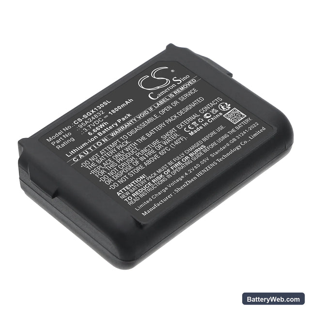 Shure ADX1 bodypack transmitter Replacement Battery, 3.7V, 1800mAh, Li-ion 1