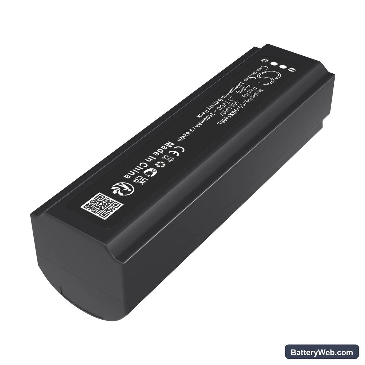 Shure GLXD+ Replacement Battery, 3.7V, 2600mAh, Li-ion 2