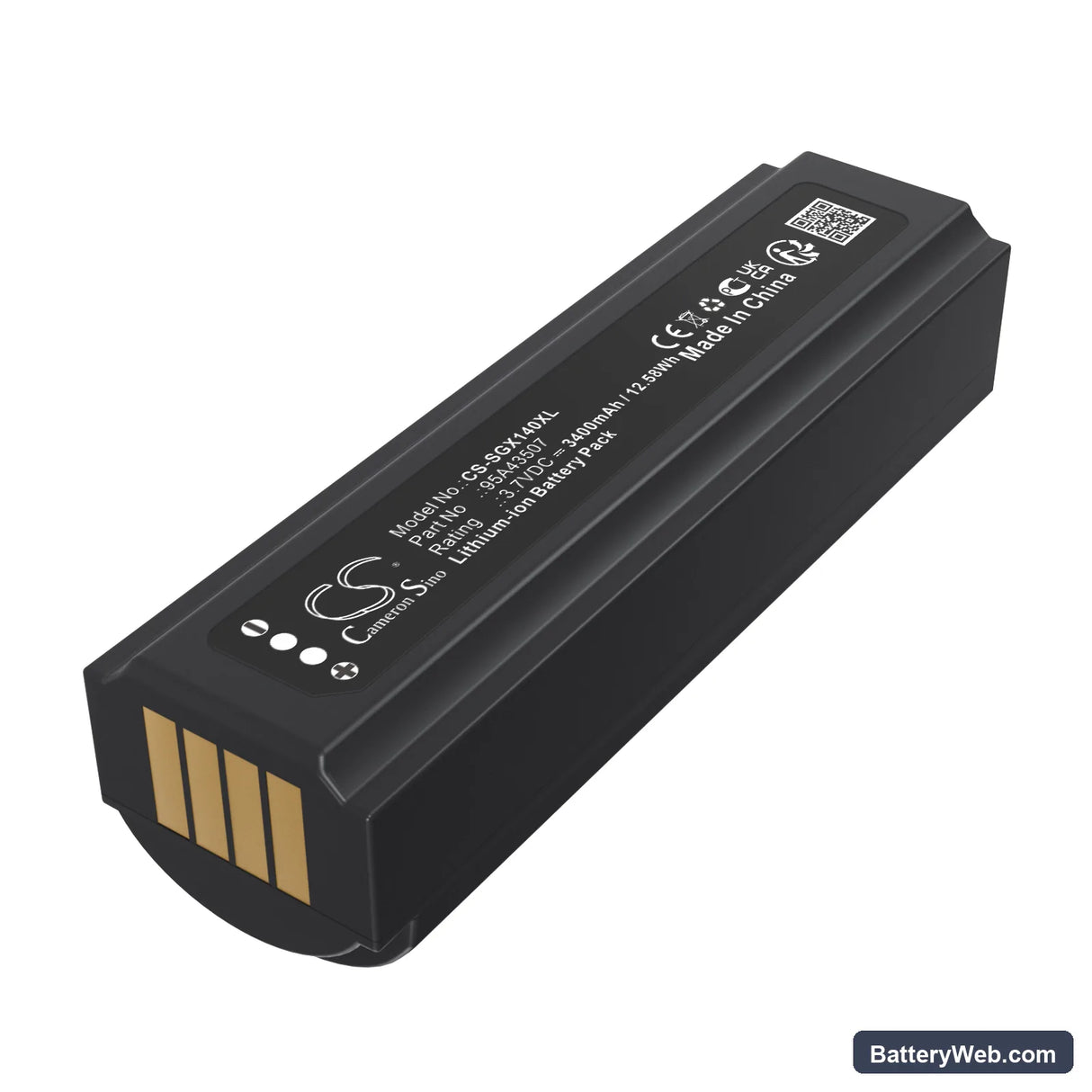 Shure GLXD+ Replacement Battery, 3.7V, 3400mAh, Li-ion 1