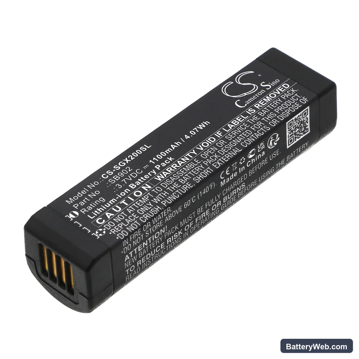 Shure GLXD1 Replacement Battery, 3.7V, 1100mAh, Li-ion 1