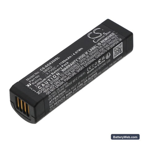Shure GLXD1 Replacement Battery, 3.7V, 1100mAh, Li-ion 1
