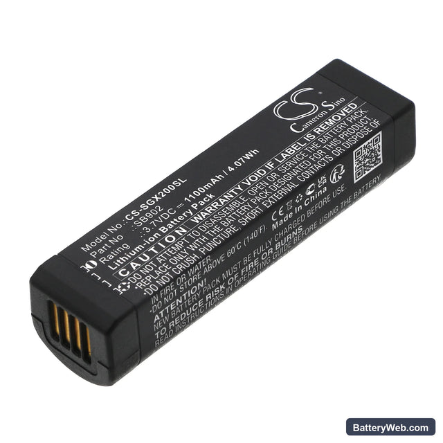 Shure GLXD1 Replacement Battery, 3.7V, 1100mAh, Li-ion 1