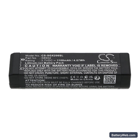 Shure GLXD1 Replacement Battery, 3.7V, 1100mAh, Li-ion 5