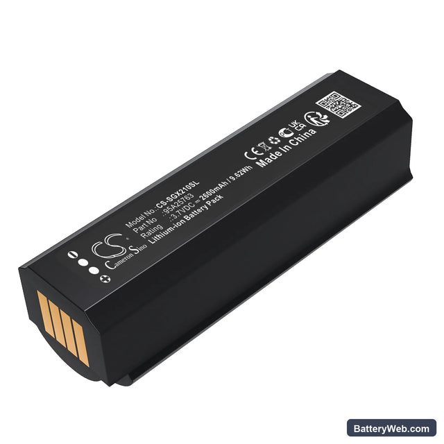 Shure ADX2 Replacement Battery, 3.7V, 2600mAh, Li-ion 1